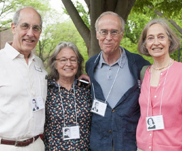 A group of happy people. Link to Life Stage Gift Planner Ages 60-70 Situations.