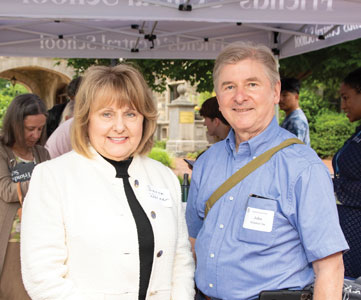 John and his wife, Bianca Warner, attend FCS Alumni/ae Weekend 2023. John and his wife, Bianca Warner, attend FCS Alumni/ae Weekend 2023.